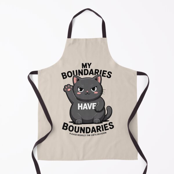 Item preview, Funny Introvert Cat Boundaries Quote designed and sold by GrafTeesLab.