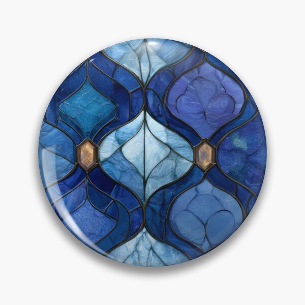 Item preview, Sapphire Stained Glass designed and sold by FrostyFrisby.