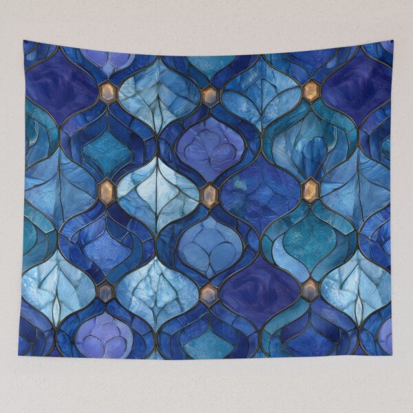 Item preview, Sapphire Stained Glass designed and sold by FrostyFrisby.