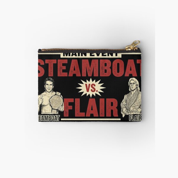 Item preview, WrestleWar 89 Steamboat vs Flair Vintage Boxing Style Wrestling Tee designed and sold by The Irish Whip.