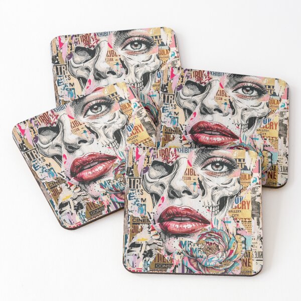 Item preview, Abstract Wall Art, Modern Urban Collage Poster, Fashion Graffiti Print designed and sold by Modern3Art.