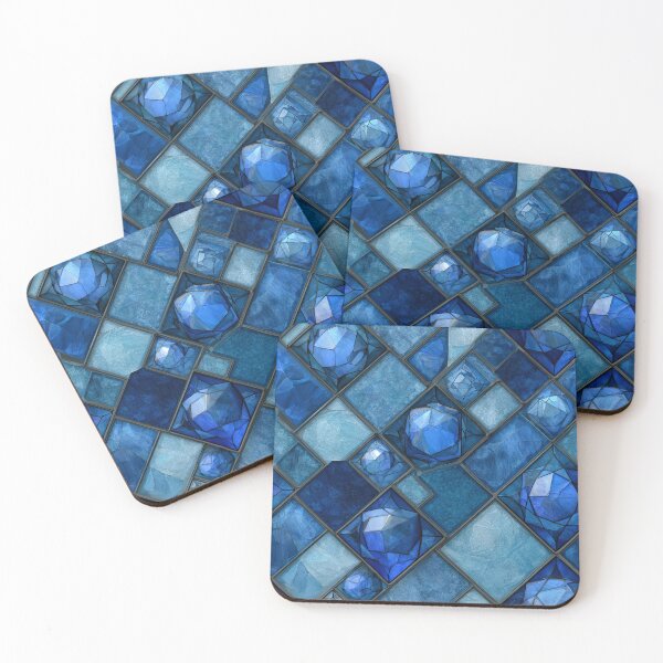 Item preview, Sapphire Stained Glass designed and sold by FrostyFrisby.