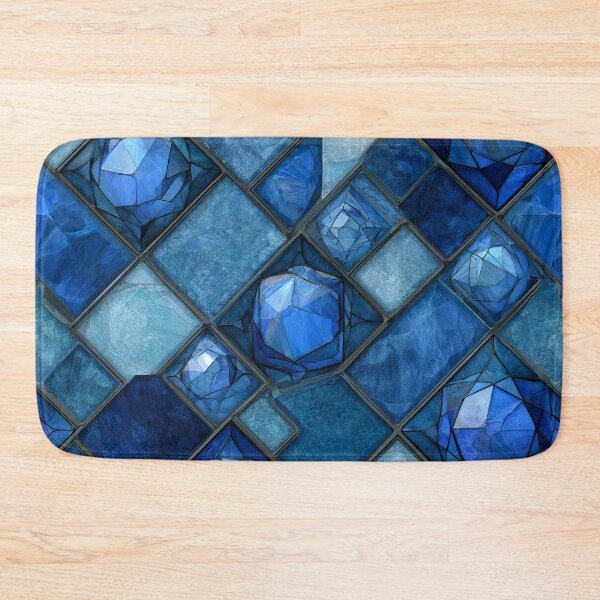 Item preview, Sapphire Stained Glass designed and sold by FrostyFrisby.