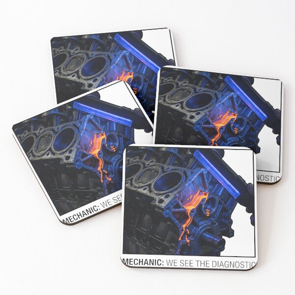 Item preview, Auto Mechanic UV Glow Engine Leak Art designed and sold by DuckOddity.