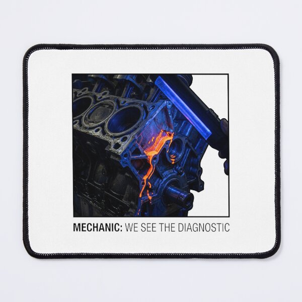 Item preview, Auto Mechanic UV Glow Engine Leak Art designed and sold by DuckOddity.