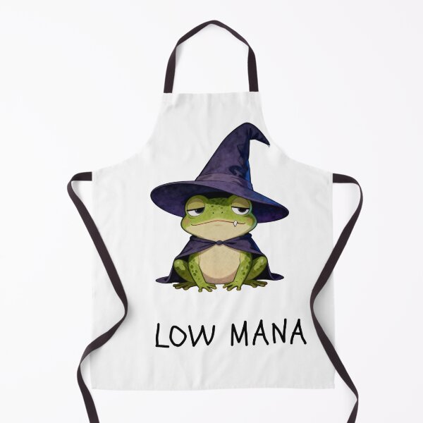 Item preview, Tired Frog Wizard – “LOW MANA” designed and sold by PropGiantStudio.