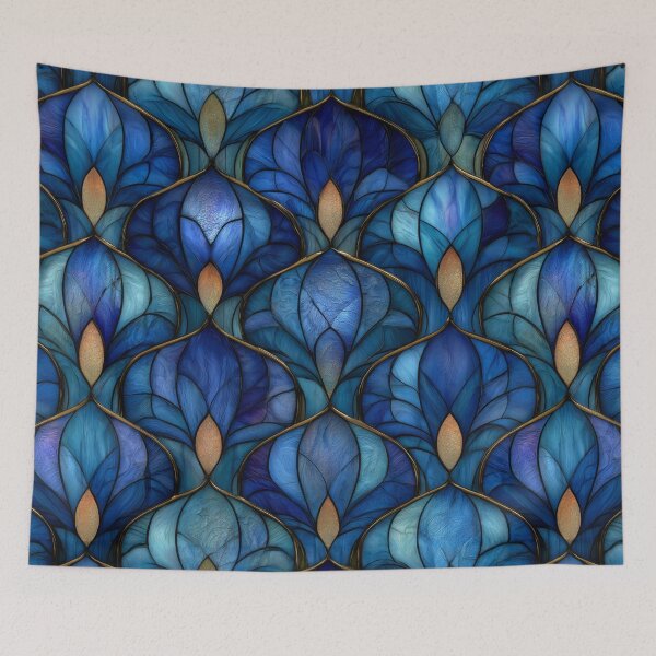 Item preview, Sapphire Stained Glass designed and sold by FrostyFrisby.