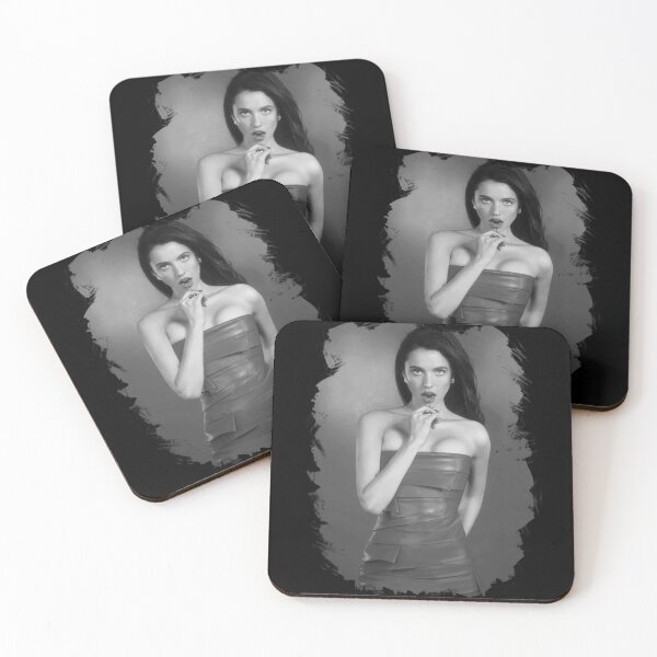 Item preview, black and white margaret qualley designed and sold by thedarkfantasy.