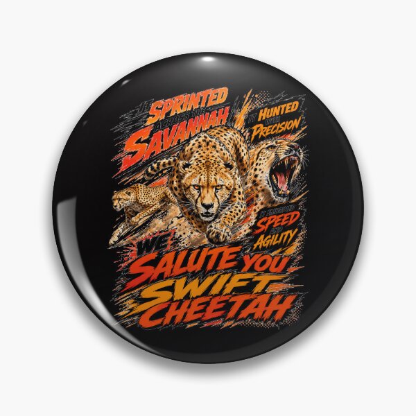 Artikelvorschau, Cheetah Design – Swift Cheetah Tribute entworfen und verkauft von CoolCrazyQuirky.