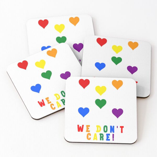 Item preview, We Don't Care LGBTQ, Gender neutral, Human First, Gender Never Matters designed and sold by re-make-.