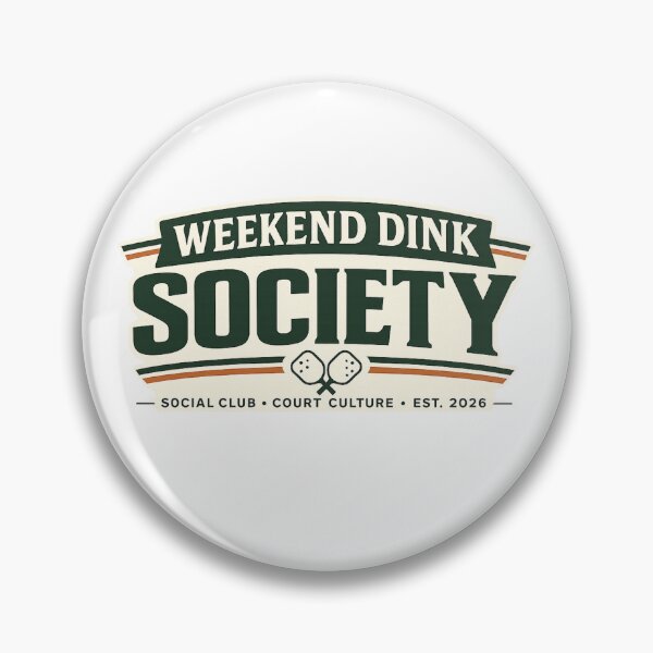 Artikelvorschau, Weekend Dink Society Shirt | Pickleball Social Club Bekleidung | Court Culture Vintage Paddle Design Gegründet 2026 entworfen und verkauft von The Daily Goods.