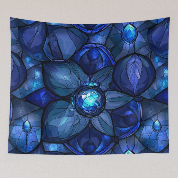 Item preview, Sapphire Stained Glass designed and sold by FrostyFrisby.