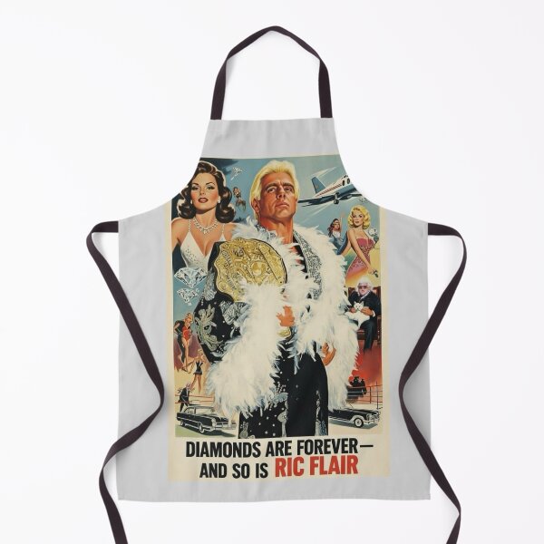 Item preview,  Flair Diamonds Are Forever Parody Poster – Nature Boy Wrestling Legend Vintage Style Art designed and sold by The Irish Whip.