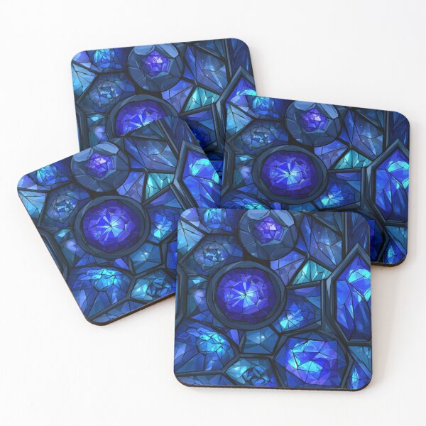 Item preview, Sapphire Stained Glass designed and sold by FrostyFrisby.