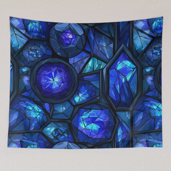 Item preview, Sapphire Stained Glass designed and sold by FrostyFrisby.