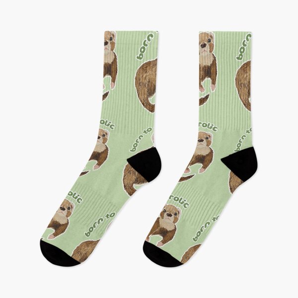 Item preview, Born to Frolic Bramble the Ferret designed and sold by Blackberries & Moss.