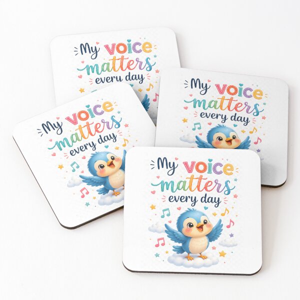 Item preview, My Voice Matters Every Day Kids Affirmation Art designed and sold by LoveNurseries.
