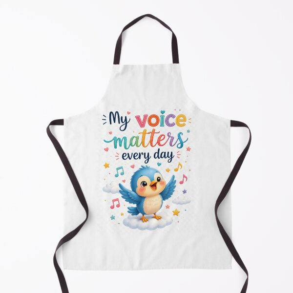 Item preview, My Voice Matters Every Day Kids Affirmation Art designed and sold by LoveNurseries.
