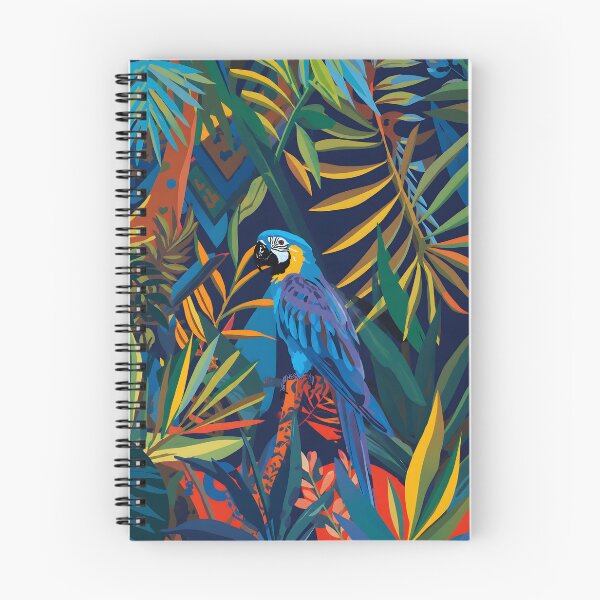 Item preview, Blue Macaw of the Amazon – Tropical Amazonian Art designed and sold by BrazilArtShop.