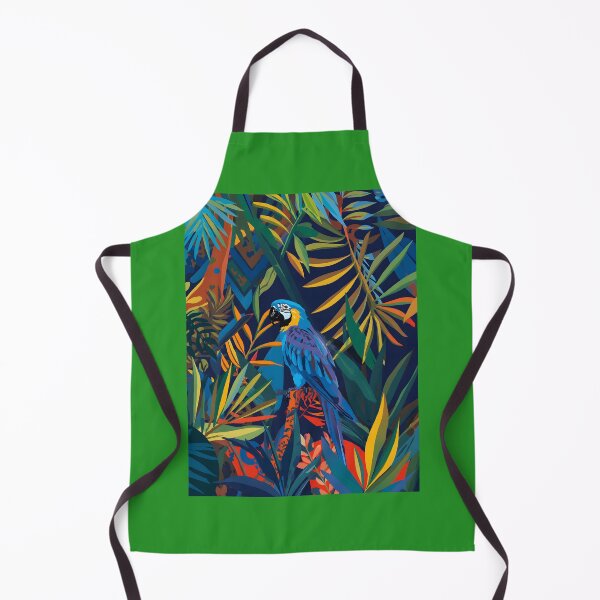 Item preview, Blue Macaw of the Amazon – Tropical Amazonian Art designed and sold by BrazilArtShop.