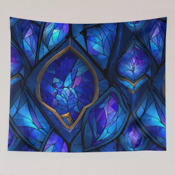 Item preview, Sapphire Stained Glass designed and sold by FrostyFrisby.