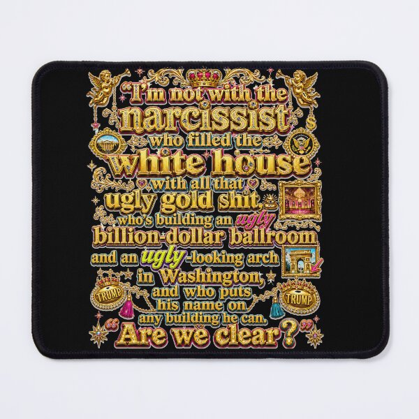 Item preview, Trump Very Ugly Gold Political Satire designed and sold by CoolCrazyQuirky.