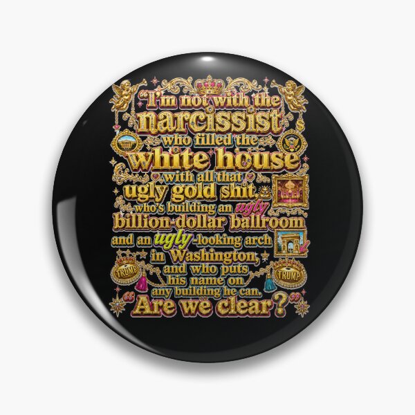 Item preview, Trump Very Ugly Gold Political Satire designed and sold by CoolCrazyQuirky.