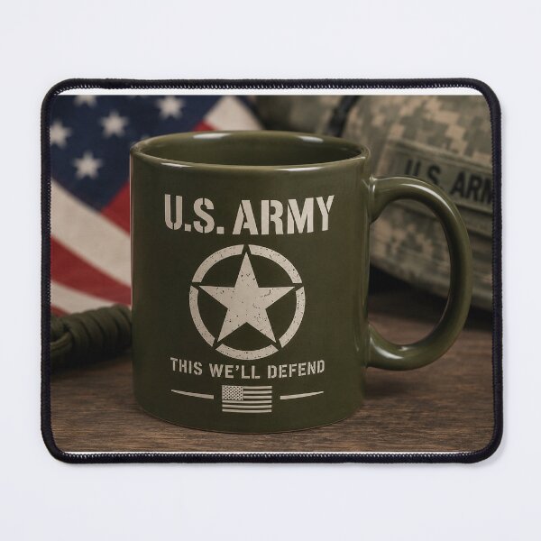 Item preview, US Army This We'll Defend Military Coffee Mug designed and sold by riki2365.