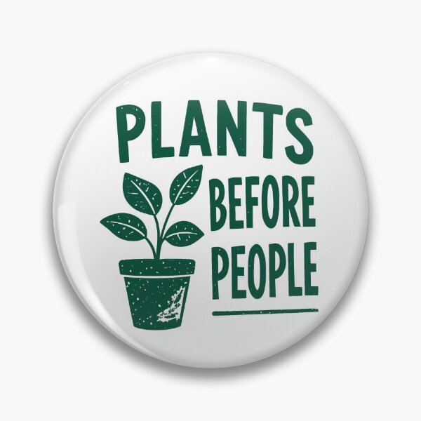 Item preview, Plants before people funny gardening vintage retro eroded green thumbs design designed and sold by bard-art.
