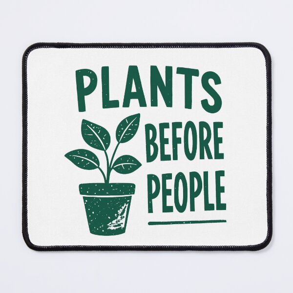 Item preview, Plants before people funny gardening vintage retro eroded green thumbs design designed and sold by bard-art.