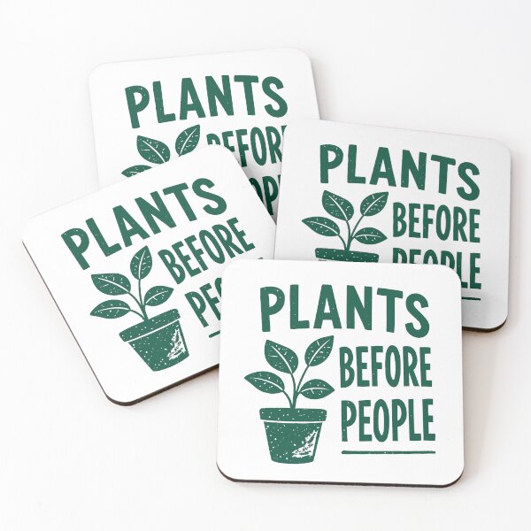 Item preview, Plants before people funny gardening vintage retro eroded green thumbs design designed and sold by bard-art.
