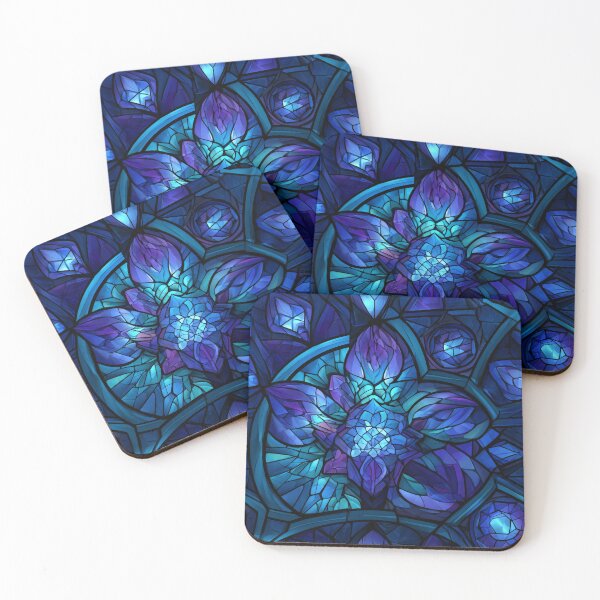 Item preview, Sapphire Stained Glass designed and sold by FrostyFrisby.