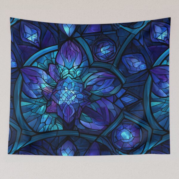 Item preview, Sapphire Stained Glass designed and sold by FrostyFrisby.