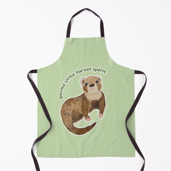 Item preview, Gentle Little Forest Spirit Bramble the Ferret designed and sold by Blackberries & Moss.
