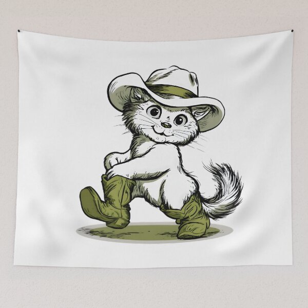 Item preview, Funny Cat Just Vibing designed and sold by Retro Whimsy.