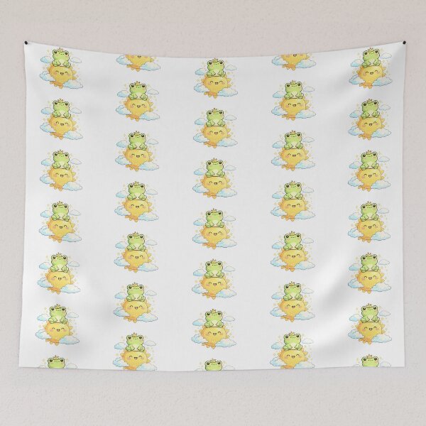 Item preview, Kawaii frog on the sun designed and sold by ChillTofu.
