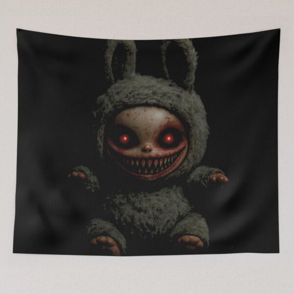 Item preview, Labubu Terrifying Demonic Halloween designed and sold by NF Designs Studio DTF.