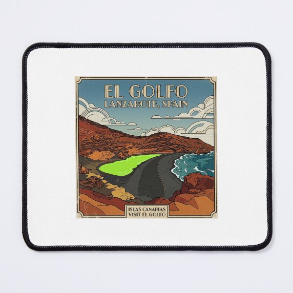 Item preview, El Golfo Lanzarote Vintage Retro Travel Poster Art designed and sold by DuckOddity.