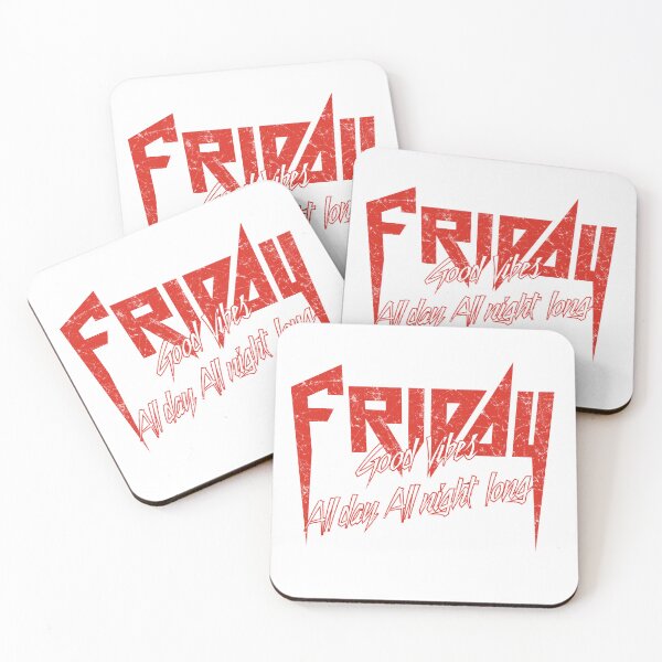 Item preview, Friday Good Vibes Retro Design designed and sold by The secret storage room.