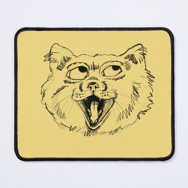 Item preview, Wide-Eyed Pallas Cat Sketch | Funny Wild Cat Illustration designed and sold by penelopejade.