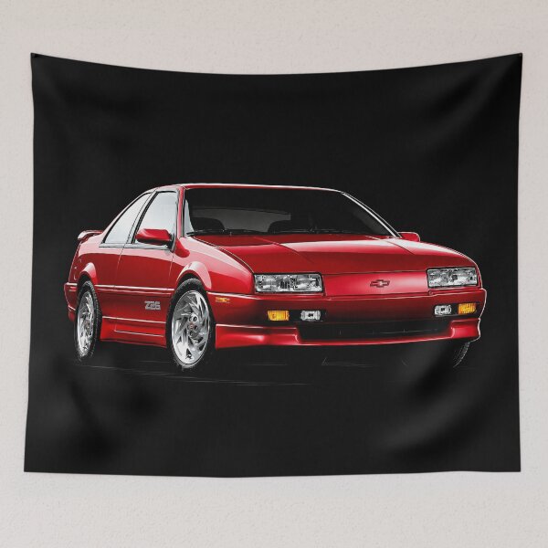 Item preview, Chevrolet Beretta Z26 – Red 1990s Chevy Sport Coupe Art designed and sold by Stinky Lincy's Apparel Company.