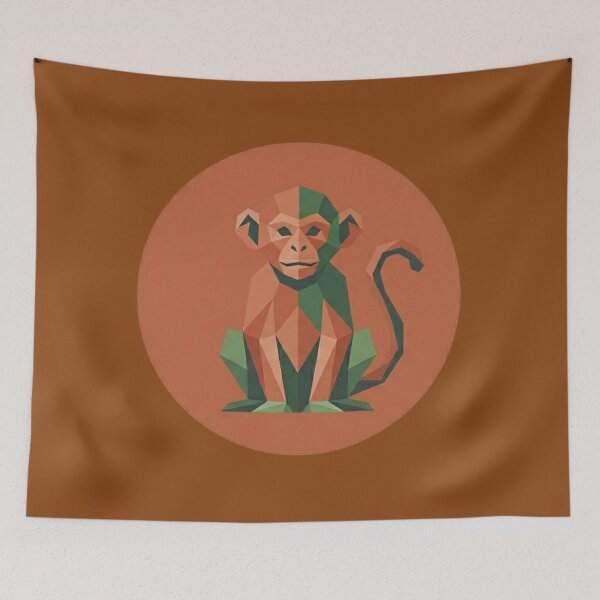 Item preview, Abstract Primate Illustration – Notebook for Urban Explorers designed and sold by bsbd-action.