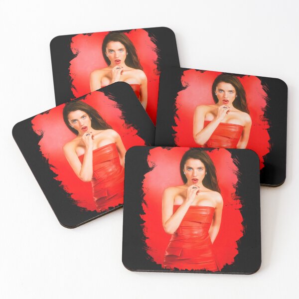 Item preview, red margaret qualley designed and sold by thedarkfantasy.