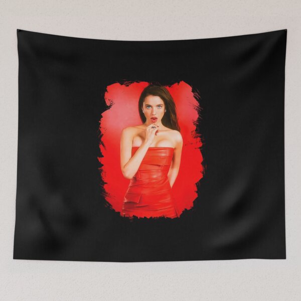 Item preview, red margaret qualley designed and sold by thedarkfantasy.