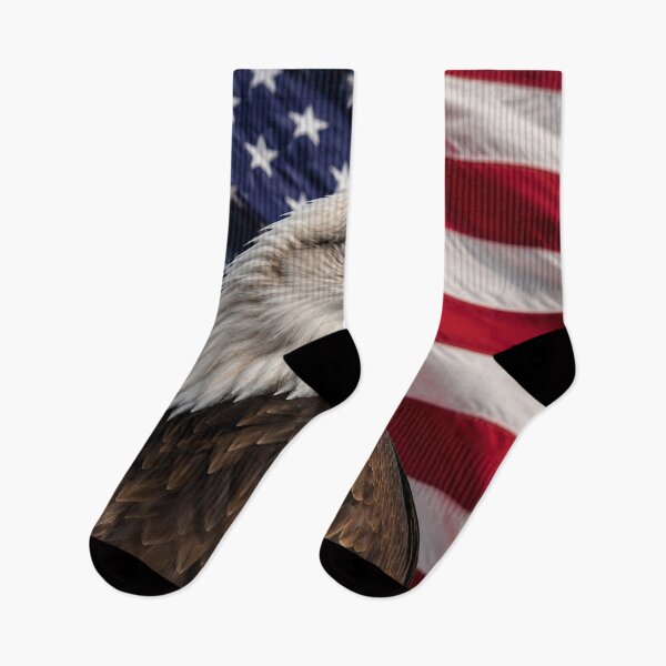 Item preview, Bald Eagle American Flag Patriotic Portrait designed and sold by riki2365.