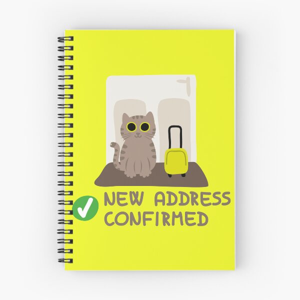 Item preview, New Address Confirmed - Rescue Cat designed and sold by fishdesigns.