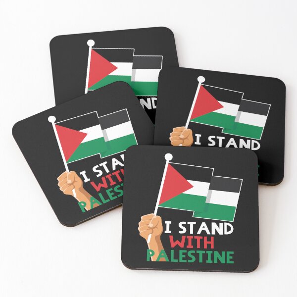 Item preview, I Stand with Palestine Palestinian Resistance Solidarity Design -White designed and sold by Hurriyyatee.