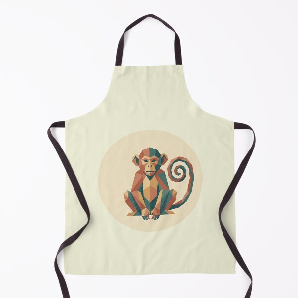 Item preview, Vintage Artistic Monkey – Retro Style T-Shirt for Coffee and Art Lovers designed and sold by bsbd-action.