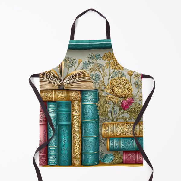 Item preview, Bookshelf Floral Cottagecore Art | Vintage Botanical Library Aesthetic designed and sold by MargaretWiktor.