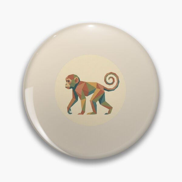 Item preview, Geometric Primate Explorer – Coffee Mug for Creative Minds designed and sold by bsbd-action.